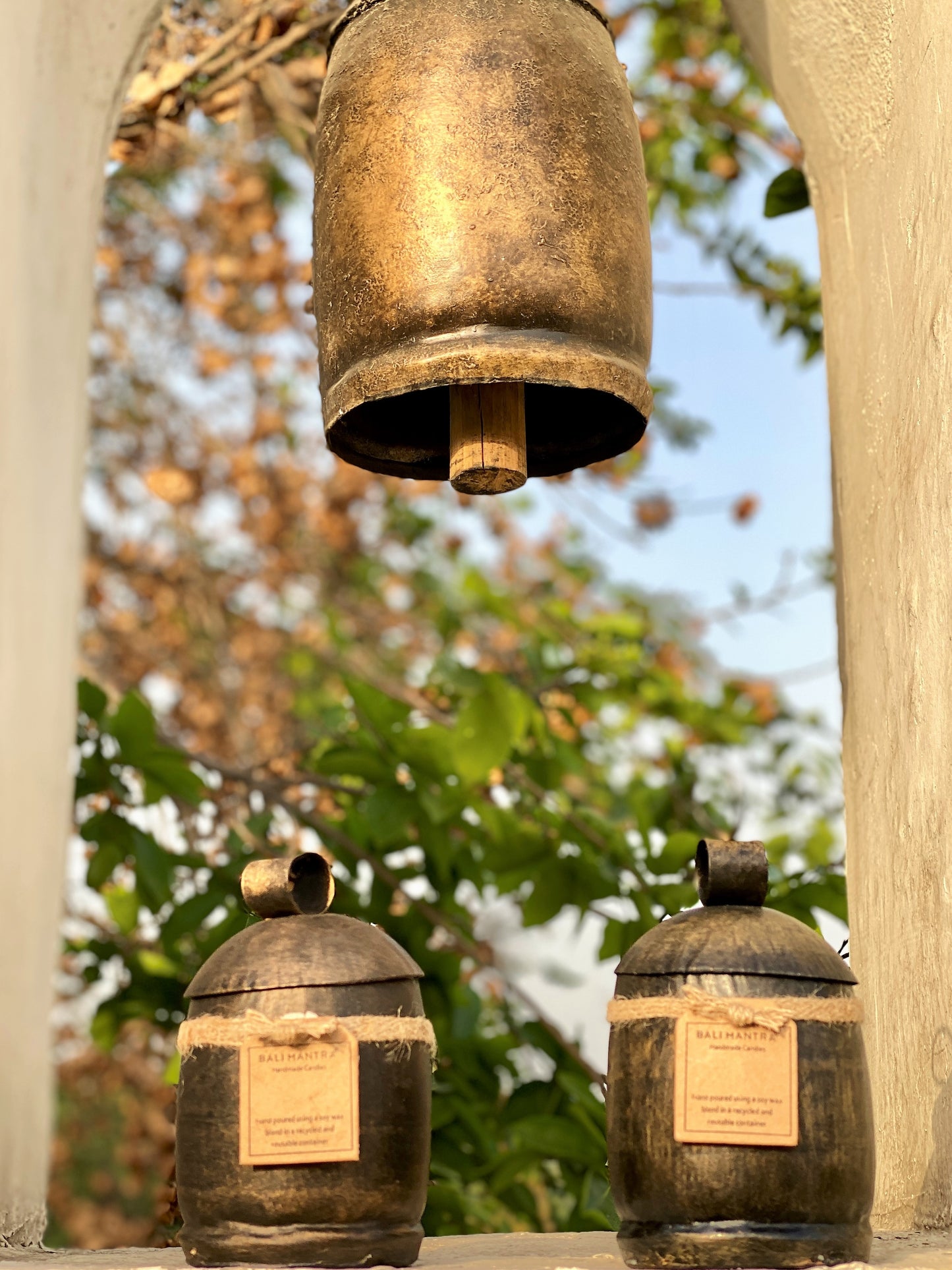 The "Bell" Candle - Gold I Soy Wax Candle