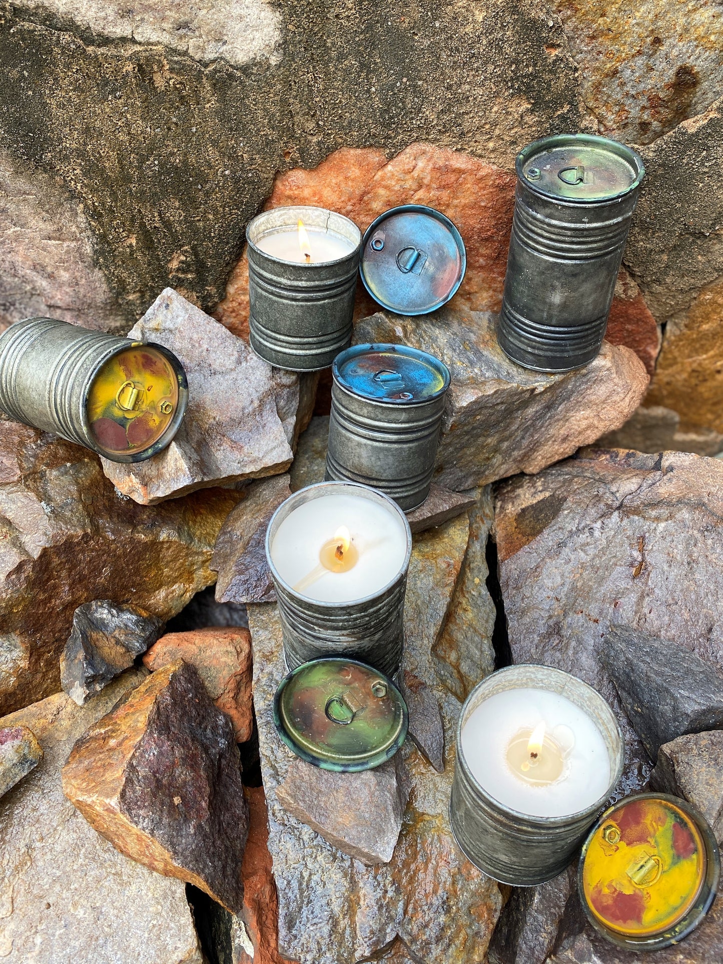 Barrel Tin Candle - Large I Soy Wax Candle