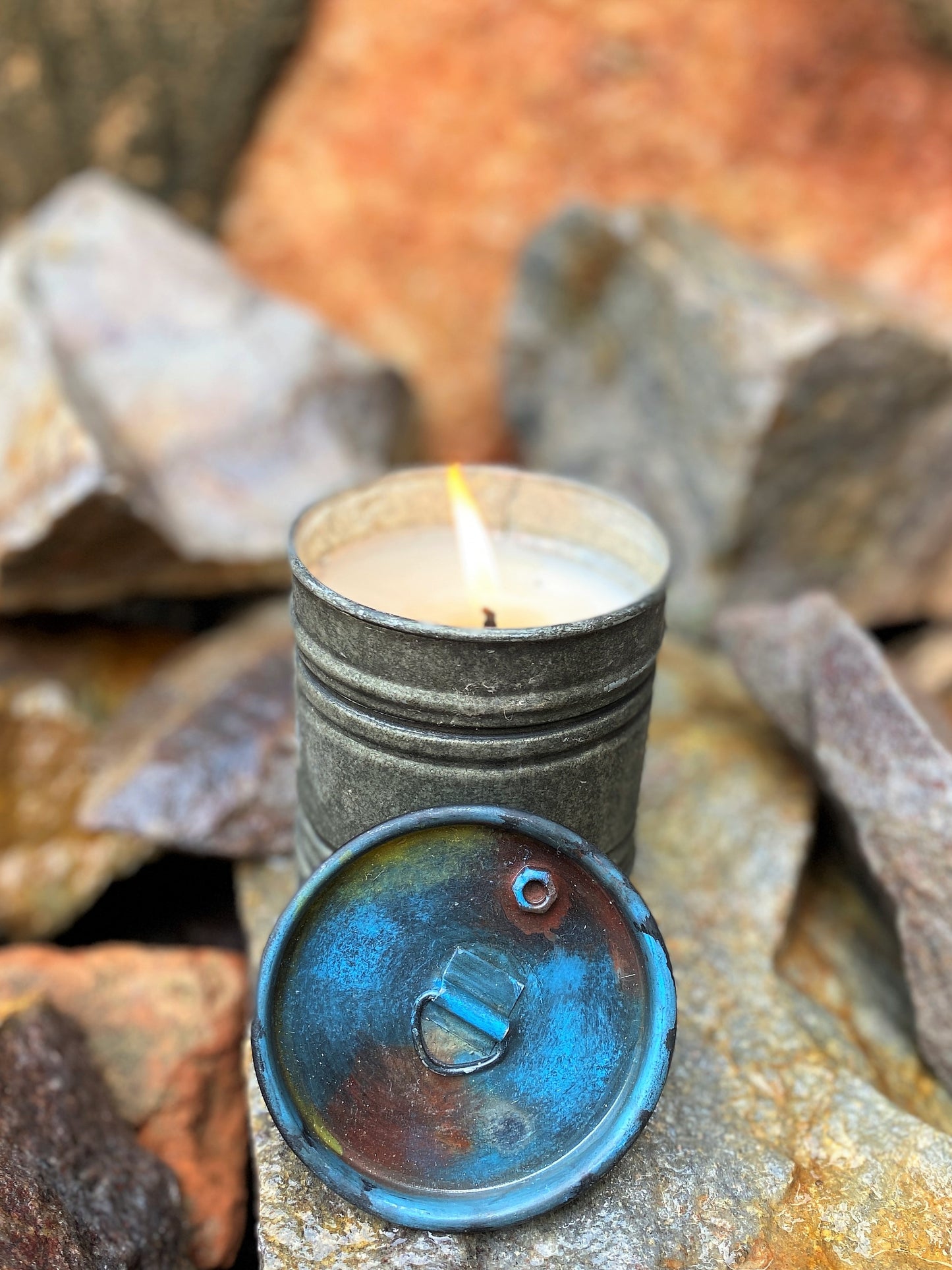 Barrel Tin Candle - Small I Soy Wax Candle