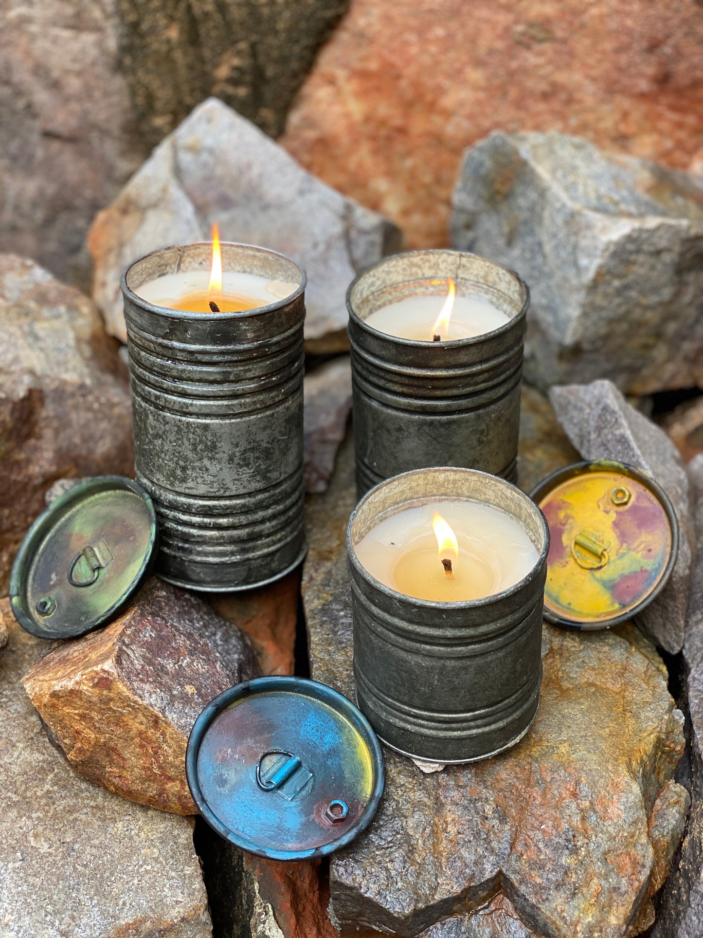 Barrel Tin Candle - Small I Soy Wax Candle