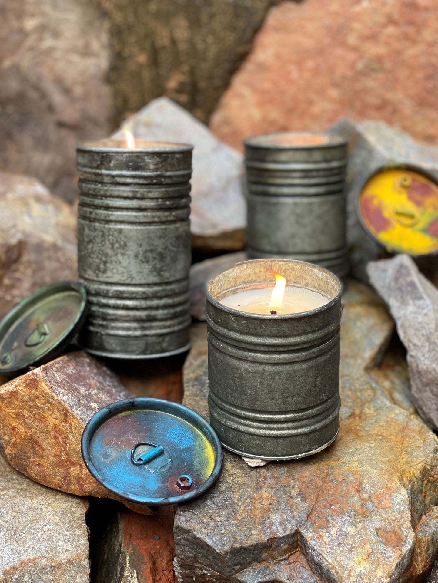 Barrel Tin Candle - Small I Soy Wax Candle