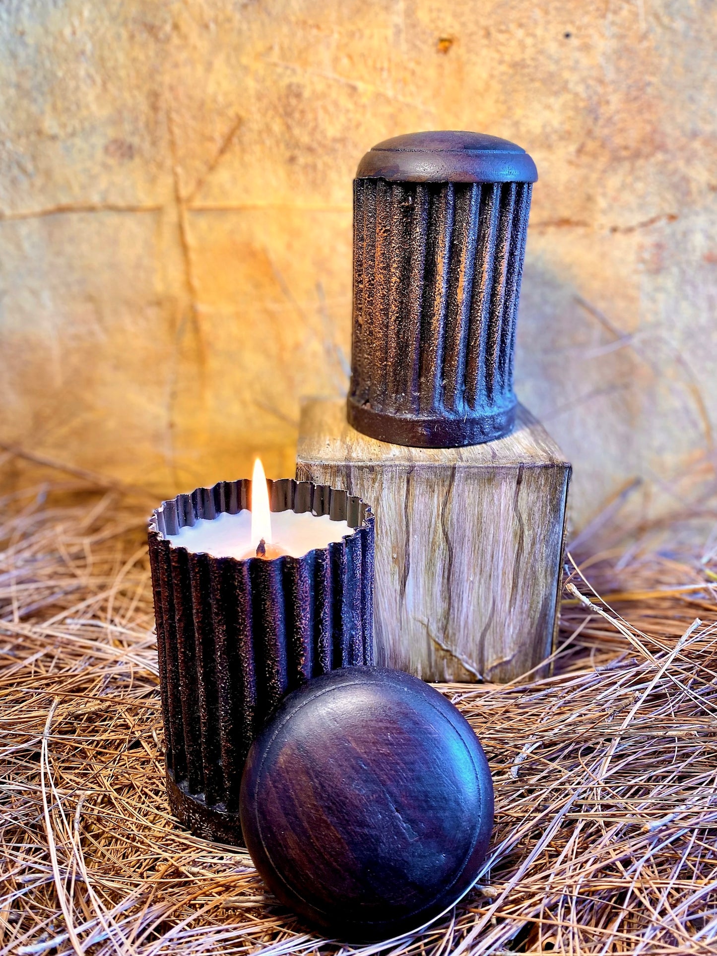 Tin Roof Design Candle - Round Large I Soy Wax Candle