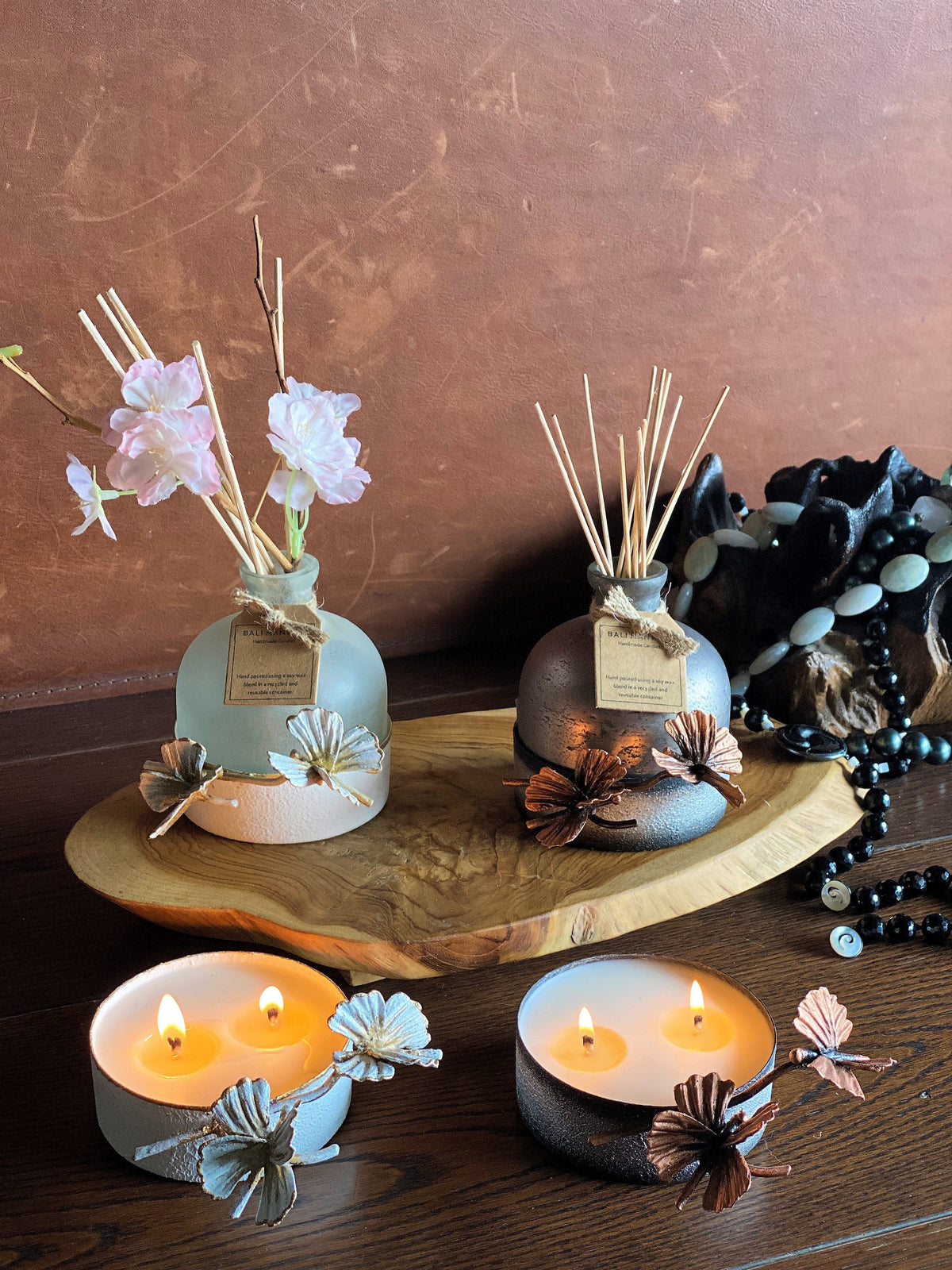 Butterfly Diffuseer Rope Butterfly Diffuser - Copper – BALI MANTRA Exports Private Limited